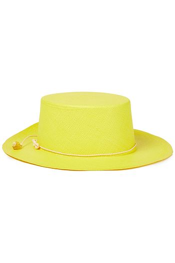 SENSI STUDIO Embellished toquilla straw sun hat