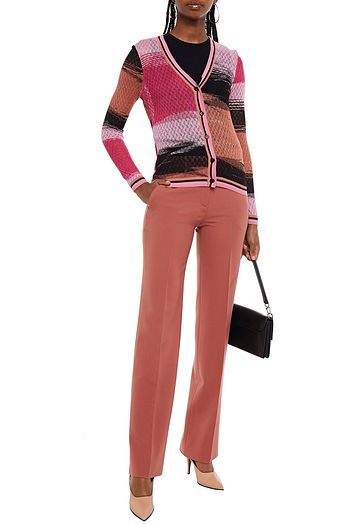 DIANE VON FURSTENBERG Manon crochet-knit cardigan