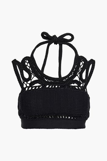 3.1 PHILLIP LIM Crochet-knit bra top