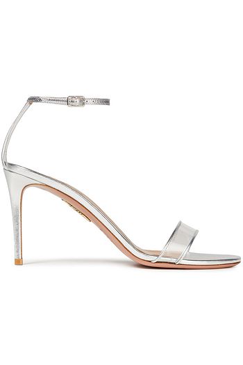 AQUAZZURA Minimalist 85 Sandalen aus PVC und Metallic-Leder
