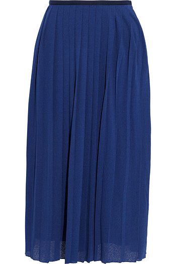 SEE BY CHLOÉ Plissé-jersey midi skirt