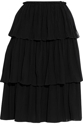 SEE BY CHLOÉ Tiered georgette skirt