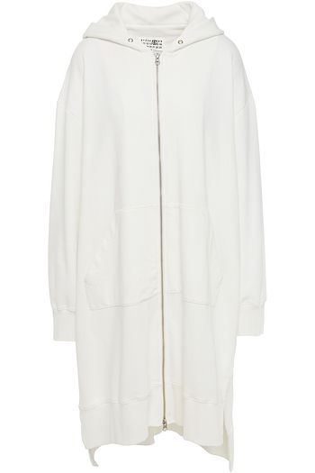MM6 MAISON MARGIELA Oversized French cotton-blend terry hooded jacket