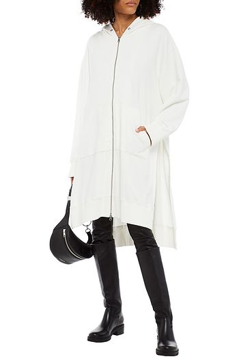MM6 MAISON MARGIELA Oversized French cotton-blend terry hooded jacket