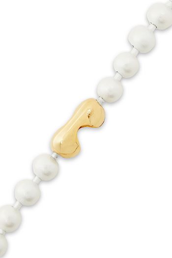 MM6 MAISON MARGIELA Gold-tone faux pearl necklace