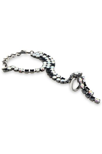 MM6 MAISON MARGIELA Silver-tone crystal bracelet