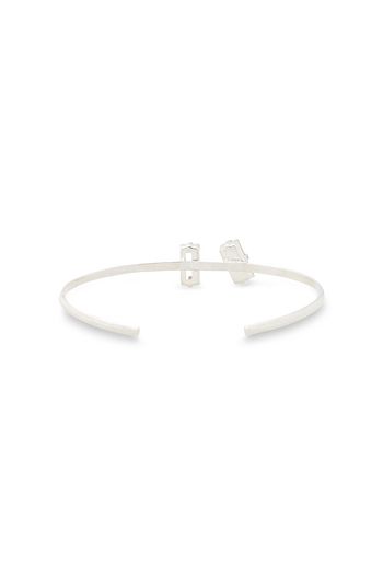 MM6 MAISON MARGIELA Silver-tone crystal bangle