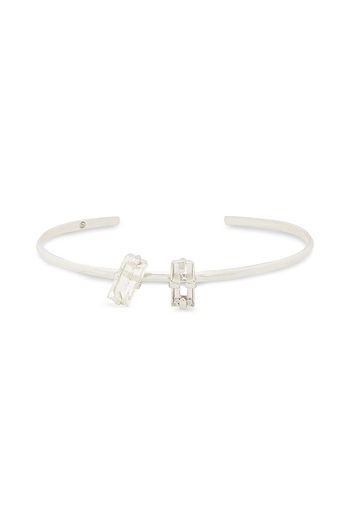 MM6 MAISON MARGIELA Silver-tone crystal bangle