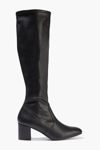 STUART WEITZMAN Frannie stretch-leather knee boots