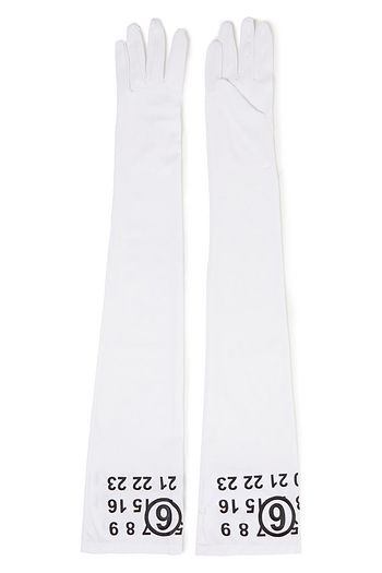 MM6 MAISON MARGIELA Printed stretch-jersey gloves