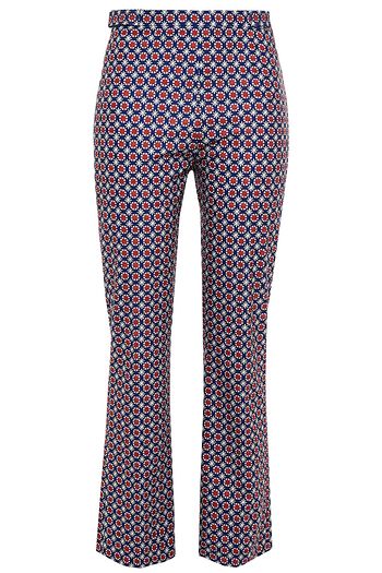 PRADA Bedruckte Hose mit schmalem Bein aus Stretch-Twill