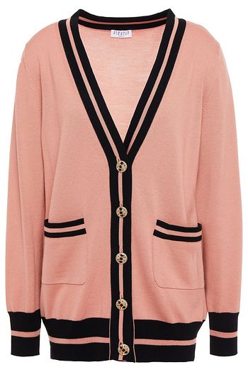 CLAUDIE PIERLOT Macedo striped wool cardigan