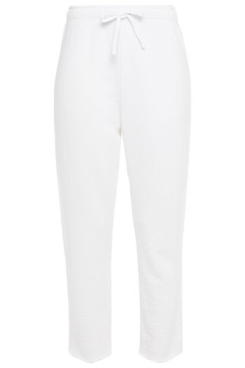 IRO Ghana textured French cotton-terry tapered pants