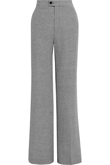 ALTUZARRA Higbie linen and cotton-blend jacquard wide-leg pants