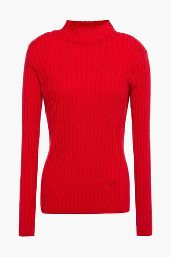 CLAUDIE PIERLOT Moon ribbed-knit sweater