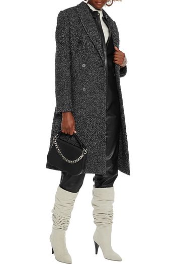 IRO Cepilea double-breasted wool-blend tweed coat