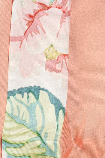 ZIMMERMANN Floral-print silk-twill scarf