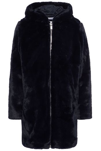 CLAUDIE PIERLOT Faux fur hooded coat