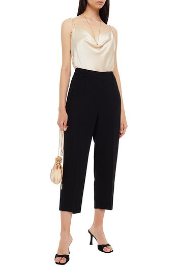 DAY BIRGER ET MIKKELSEN Tie-detailed stretch-silk satin camisole