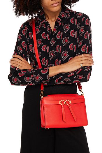 KATE SPADE NEW YORK Toujours medium pebbled-leather shoulder bag