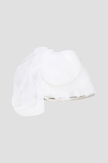 MM6 MAISON MARGIELA Embellished tulle and faux leather tote