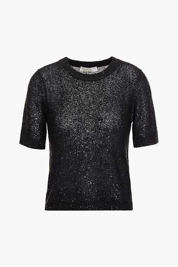 MICHAEL MICHAEL KORS スパンコール付き ストレッチニット トップス