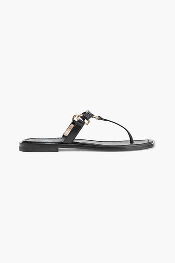 STUART WEITZMAN Lalita ring-embellished leather sandals