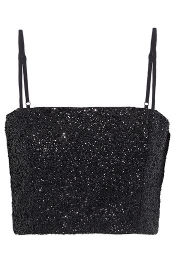 IRO Lasting Cropped Oberteil aus Jersey mit Pailletten