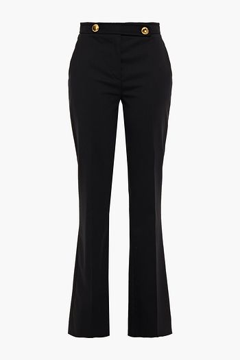 PRADA Wool-blend crepe bootcut pants