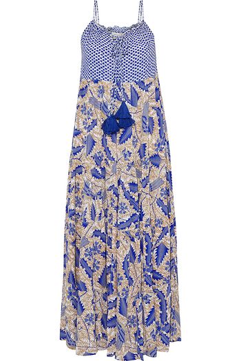 CECILIE COPENHAGEN Nikita tiered printed crepe midi dress