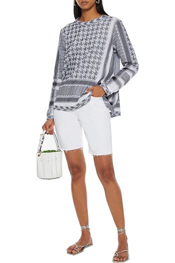 CECILIE COPENHAGEN O cotton-jacquard top