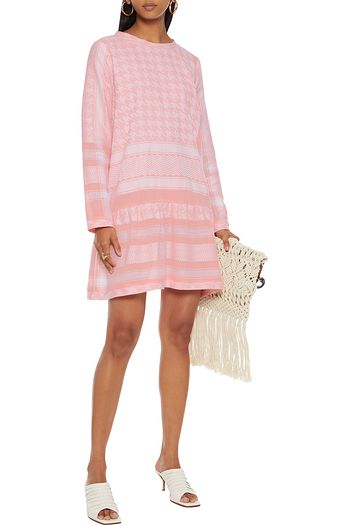CECILIE COPENHAGEN 2 O fluted cotton-jacquard mini dress