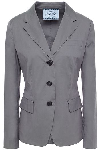 PRADA Blazer aus Stretch-Popeline aus einer Baumwollmischung