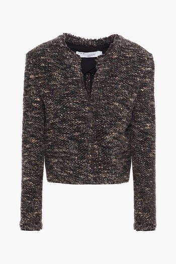 IRO Aichina Jacke aus meliertem Bouclé-Strick
