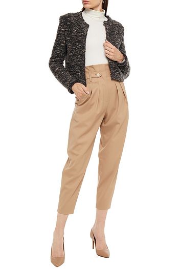 IRO Aichina Jacke aus meliertem Bouclé-Strick