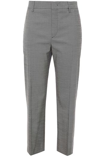PRADA Cropped wool-blend tapered pants