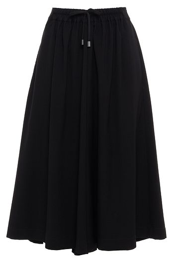 GENTRYPORTOFINO Gathered wool culottes