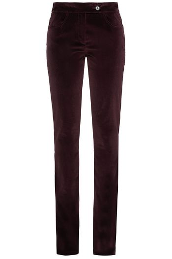 PRADA Bootcut-Hose aus Samt aus Stretch-Baumwolle