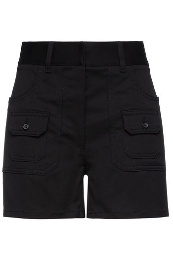 PRADA Stretch-cotton drill shorts