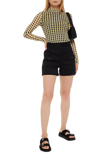 PRADA Stretch-cotton drill shorts
