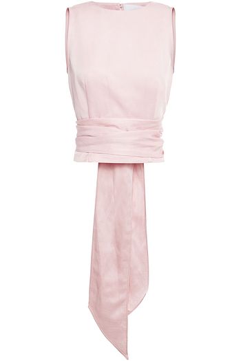 BONDI BORN Belted woven top
