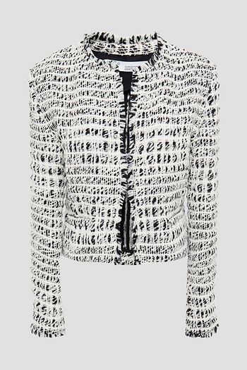 IRO Mopuia frayed tweed jacket