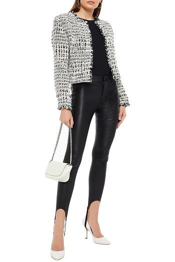 IRO Mopuia frayed tweed jacket
