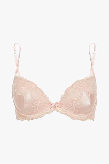 LISE CHARMEL Splendeur Soie embroidered satin underwired contour bra