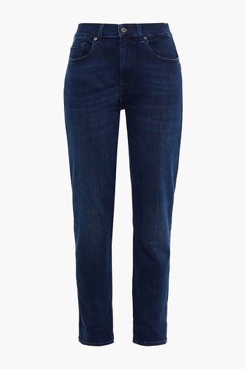7 FOR ALL MANKIND Mid-rise slim-leg jeans