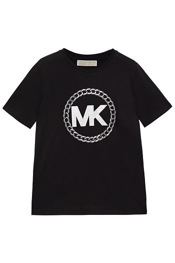 MICHAEL MICHAEL KORS 装飾付き プリント オーガニックコットンジャージー Tシャツ