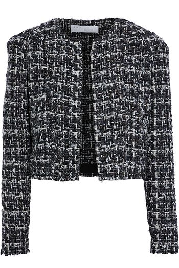 IRO Voinera cropped bouclé-tweed jacket