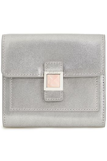 FURLA Metallic leather wallet