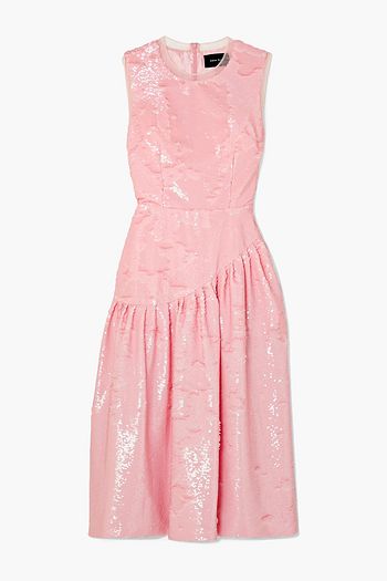 SIMONE ROCHA Frame sequined tulle midi dress