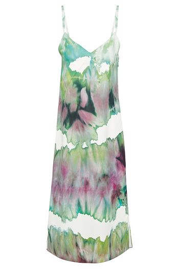 ACNE STUDIOS Slip Dress aus Twill mit Batikmuster
